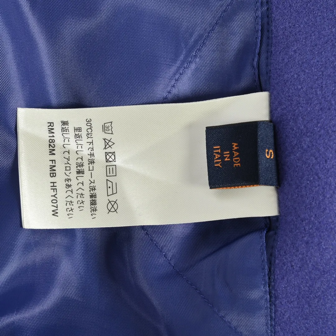 Louis Vuitton/Louis Vuitton 22Fw towel embroidered letter frog baseball jacket